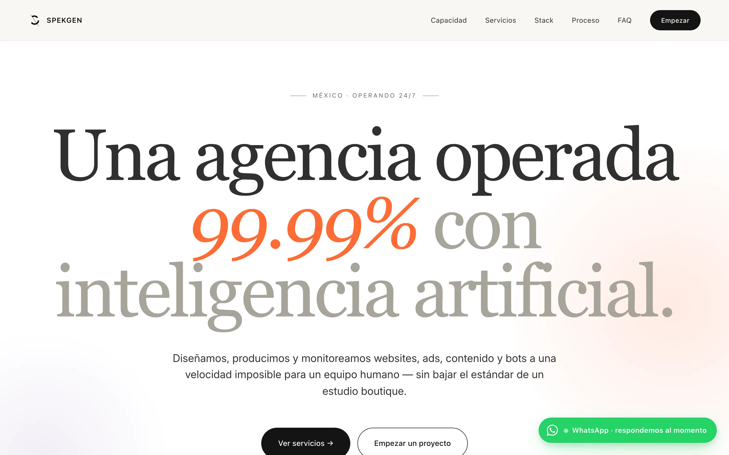 Trabajo SPEKGEN